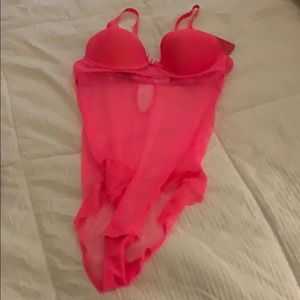 Hot pink teddy - New With Tags